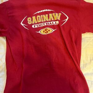 Saginaw football t shirt (size S)